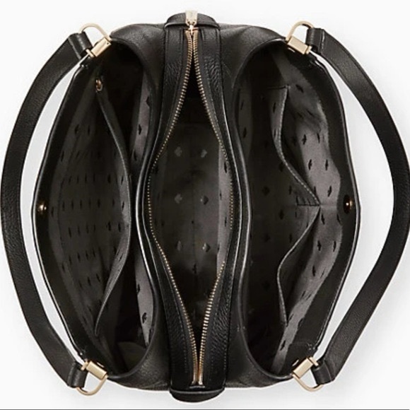 Kate Spade Leila Tweed MD Triple Compartment Shoulder Bag NWOT MSRP: $479.00 - Picture 12 of 16